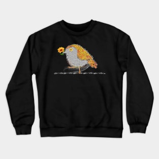 Sunflower Bird Costume Gift Crewneck Sweatshirt